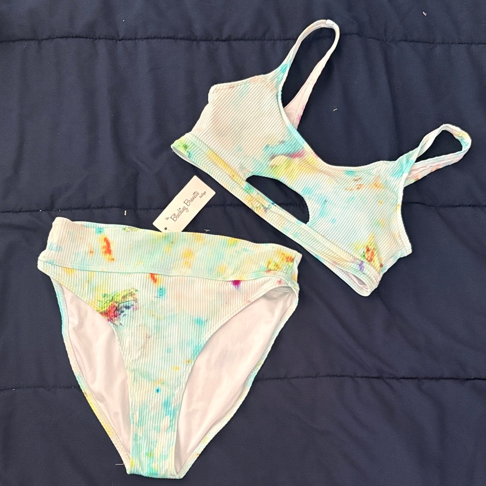 Colorful Tie-Dye Bikini Set